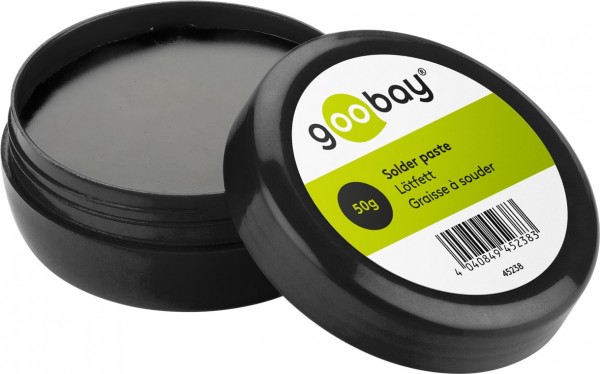 Goobay soldeervetkan, 50 g - soldeerpasta voor het solderen van elektronische componenten