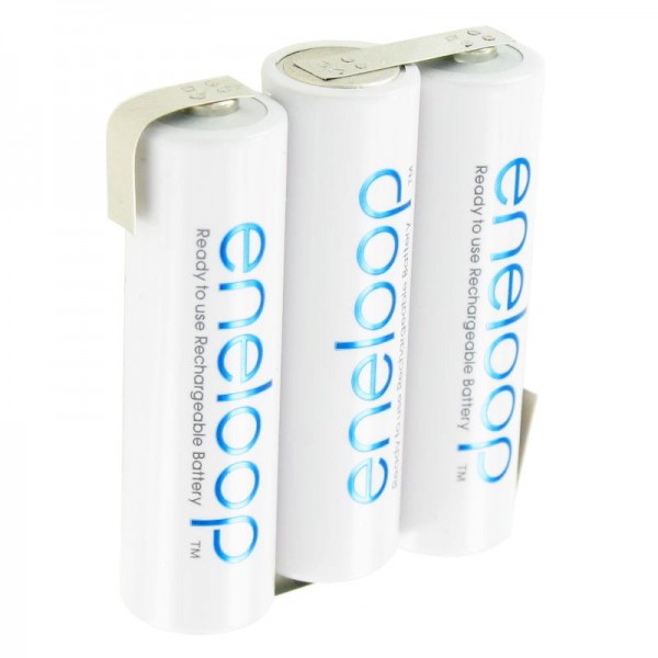 Panasonic eneloop 3,6 volt batterijpakket AA met soldeerlabels, met een capaciteit tot 2000 mAh