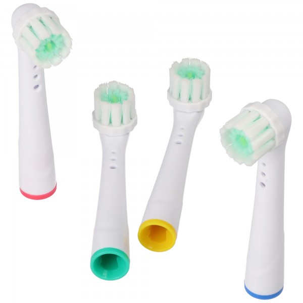 Set van 4 Gum Care vervangende opzetborstels voor elektrische tandenborstels van Oral-B, geschikt voor bijvoorbeeld Oral-B D10, D12, D16, D12 en vele andere Oral-B modellen