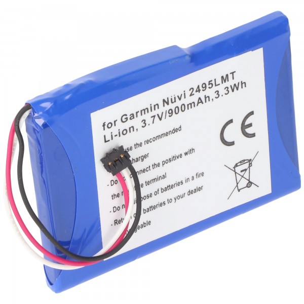 AccuCell-batterij geschikt voor de Garmin Nuvi 2405-batterij 361-00035-03