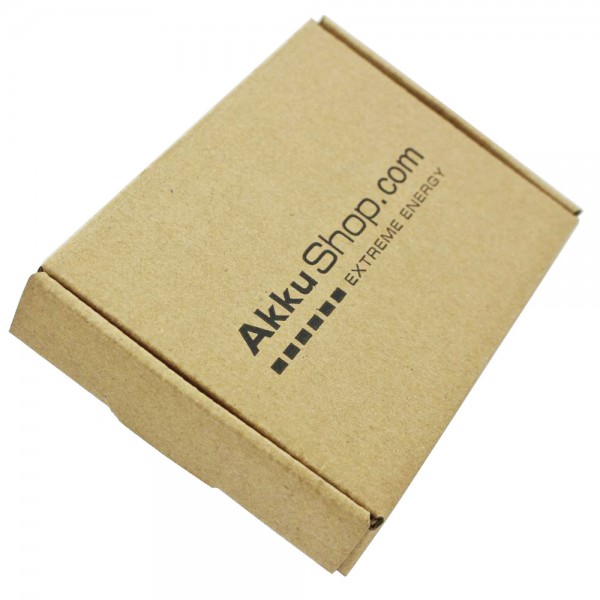 AKKUSHOP COM BOX1, de universele verpakkingsdoos klein voor batterijen, batterijpakket en kleine onderdelen ca. 120 x 85 x 20 mm