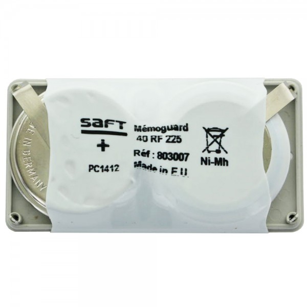 Saft Memoguard 40RF225 batterij NiMH 803007, 40 RF 225, PC1412, 2.4 volt 250mAh