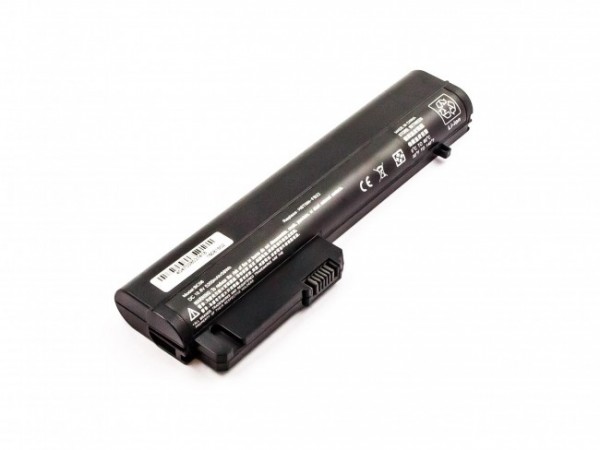 Batterij geschikt voor HP EliteBook 2530p batterij Li-ion 10,8 volt 5200 mAh max. 56.2Wh kleur zwart, zwart