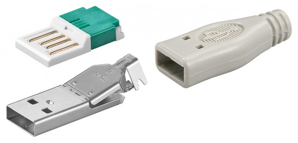 Goobay USB A-connector - voor krimpmontage zonder gereedschap