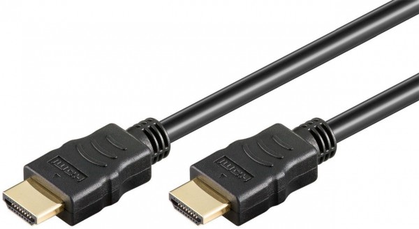 Ultra HD HDMI-kabel, ook voor 3D tot 1080p, vergulde contacten met Ethernet, verschillende lengtes selecteerbaar