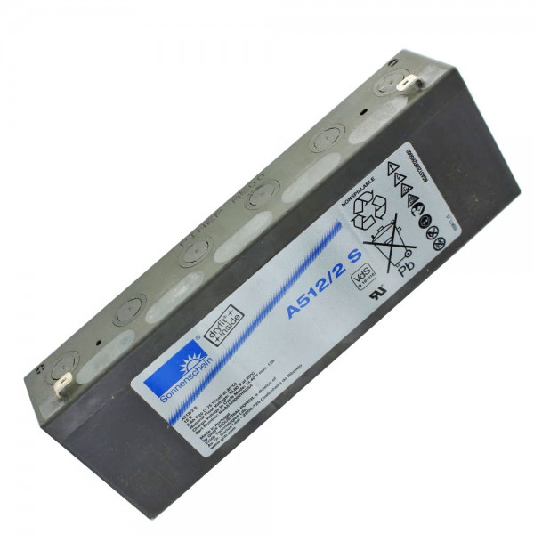 Sonnenschein Dryfit A512 / 2.0S loodbatterij, VdS nr. G191016 Faston 4,8 mm plugcontacten
