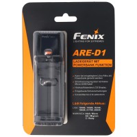 Fenix ARE-D1 lader voor één vak geschikt voor 21700, 18650, 26650, 16340, 14500, 10440 Li-Ion, NiMH en NiCd-batterijen