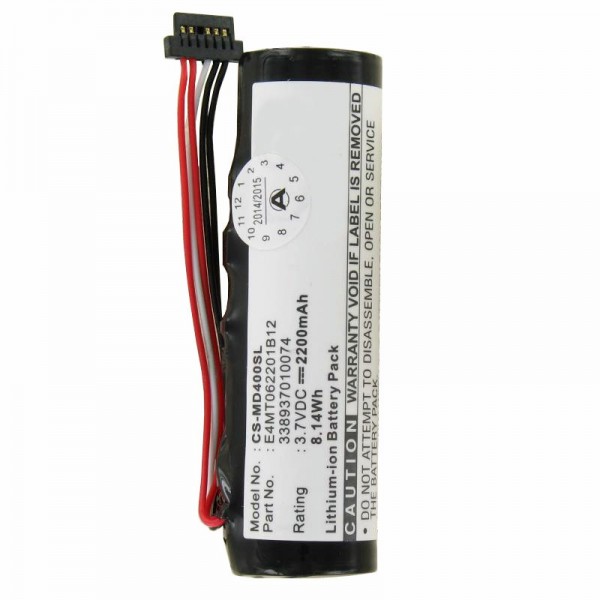 AccuCell-batterij geschikt voor E4MT062201B12, Transonic 5000