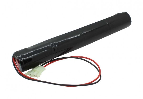 Noodverlichting batterij NiCd 4.8V 4500mAh L1x4 Mono D met 300mm kabel aan een zijde vervangt Liteplan 4/CD45/S/AS