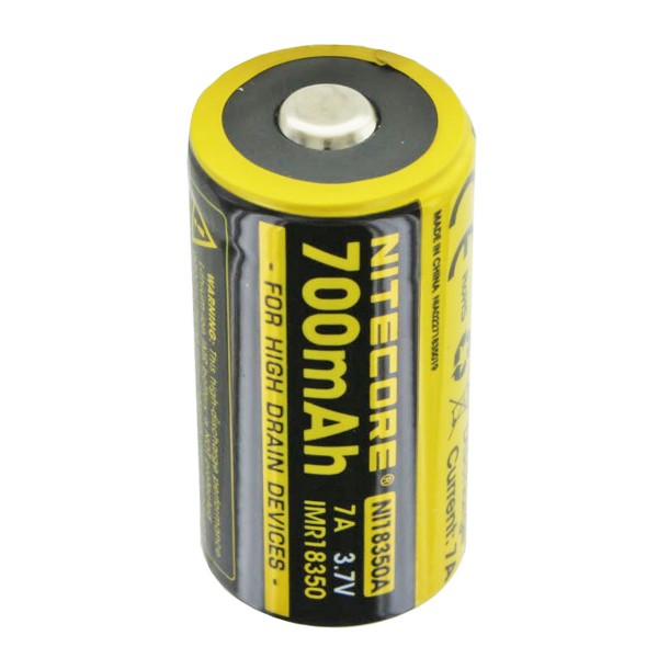 Nitecore 18350 Li-Ion IMR-batterij