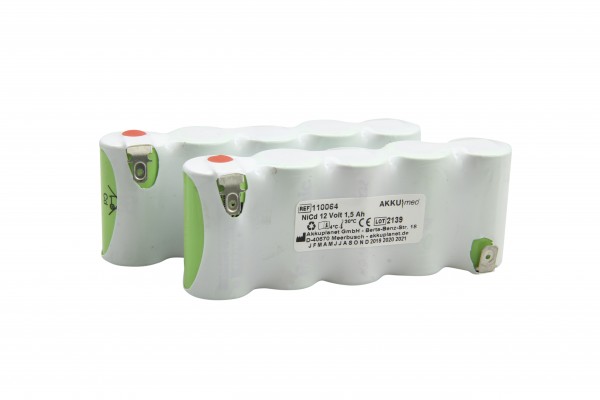 NC-batterij geschikt voor Physio Control defibrillator Lifepak 8