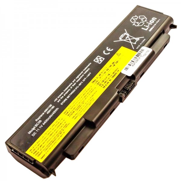 Batterij geschikt voor LENOVO ThinkPad L440-serie, ThinkPad L540-serie, 45N1160, 45N1161, 57+ (6 cellen) 11,1 volt 4400 mAh