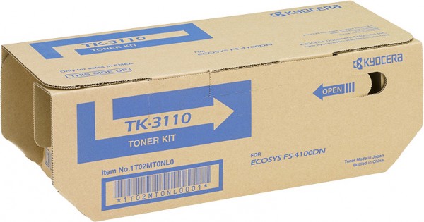 Kyocera lasertoner TK-3110 zwart 15.500 pagina's