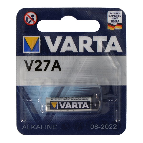 V27A Varta Alkaline batterij 12 Volt 20mAh Varta Type 4227