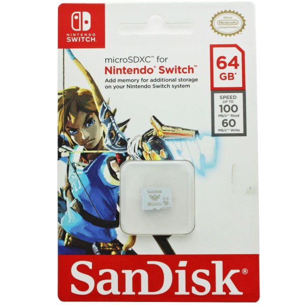 SanDisk MicroSDXC-kaart, Nintendo-geheugenkaart voor Nintendo Switch