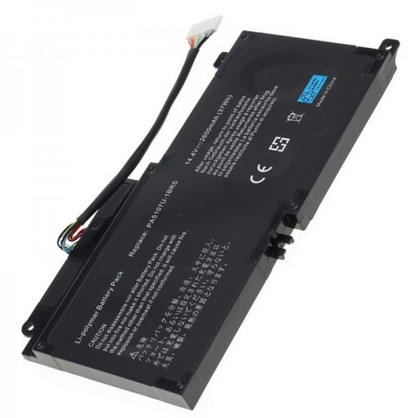 Batterij geschikt voor Toshiba Satellite S55t-batterij, L55t, P55, PA5107U-1BRS, 2600mAh