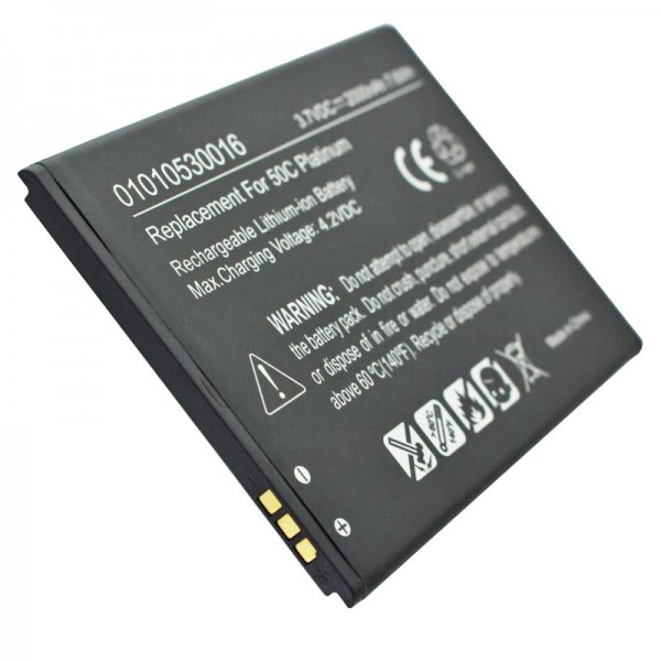 AccuCell-batterij alleen geschikt voor de Archos AC50CPL-batterij Archos 50C Platinum