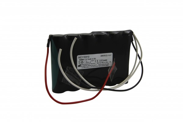 NiMH-batterij geschikt voor Servox-zuigpomp Mediport 2000 7,2 volt 4,0 Ah CE-conform