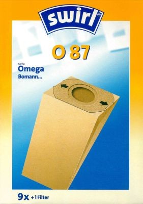 Swirl stofzuigerzak O87 Classic gemaakt van speciaal papier voor Omeag en Bomann stofzuigers