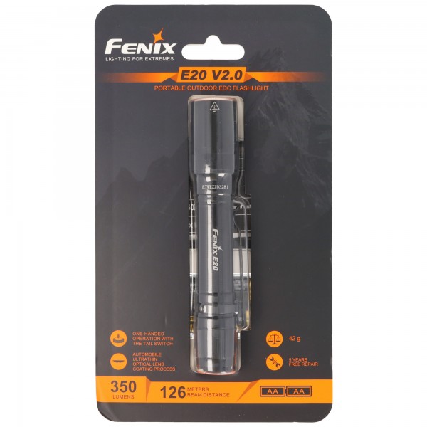 Fenix E20 V2.0 LED-zaklamp e