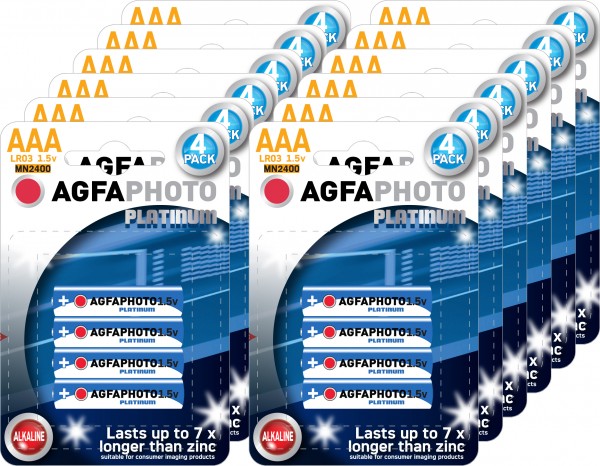 Agfaphoto Batterij Alkaline, Micro, AAA, LR03, 1.5V Doos (48-Pack)