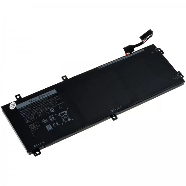 Accu geschikt voor laptop Dell XPS 15 9560, XPS 15 9570, type 62MJV - 11,4V - 5100 mAh