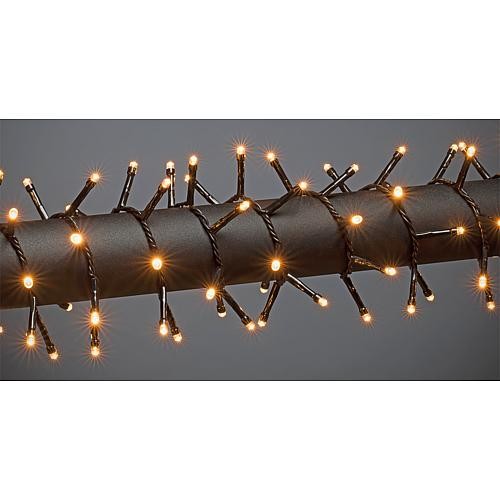 Micro LED lichtketting 'Cluster' 600 amber. LED 3877-800