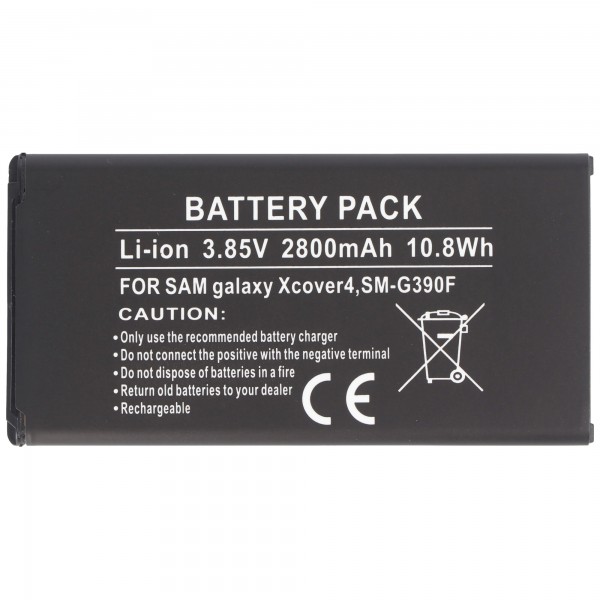Batterij geschikt voor de Samsung Galaxy Xcover 4 batterij SM-G390F, EB-BG390BBE, EB-BG390BBEGWW