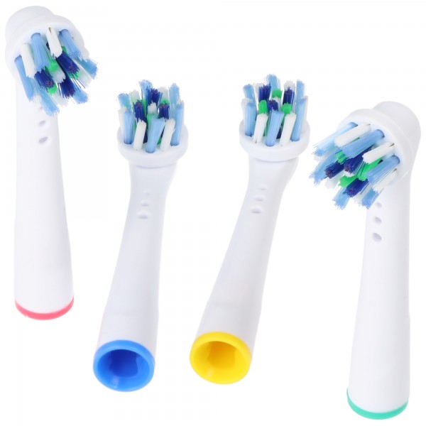 4 stuks 360 Cleaning Brush vervangende opzetborstels voor elektrische tandenborstels van Oral-B, geschikt voor bijvoorbeeld Oral-B D10, D12, D16, D12 en vele andere Oral-B modellen