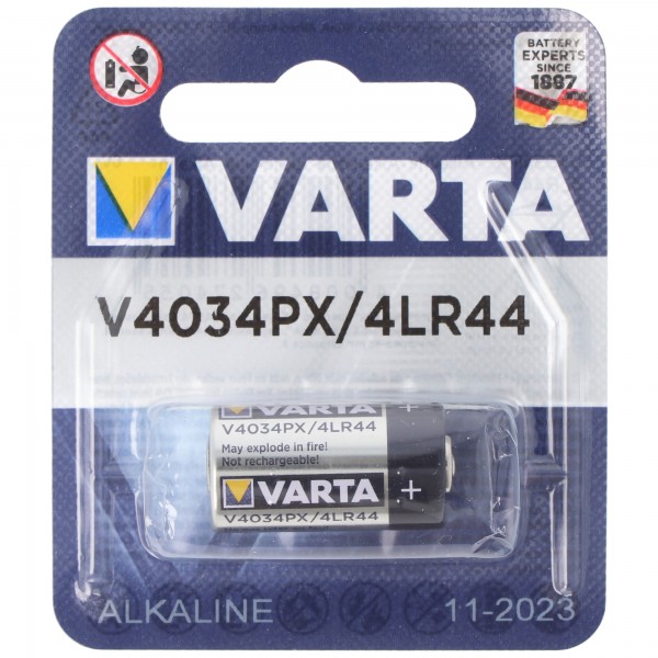 Varta V4034, 4LR44, PX28A, A544, K28A fotobatterij