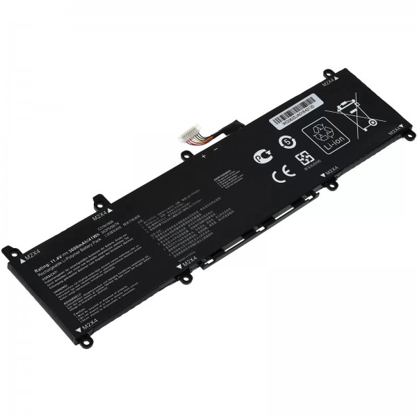 Batterij voor laptop Asus VivoBook S13 S330FA-EY138T / S13 S330FA-EY005T / Type C31N1806 - 11,55V - 3600 mAh