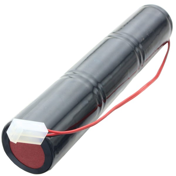 Batterij voor noodlicht NiCd 3.6V 4500mAh L1x3 Mono D met 200 mm kabel aan één zijde en CGM2-connector vervangt 3,6 V-batterij