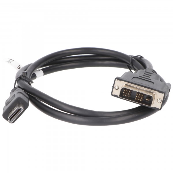 HDMI-kabel met DVI-D-verbindingskabel lengte 1 meter