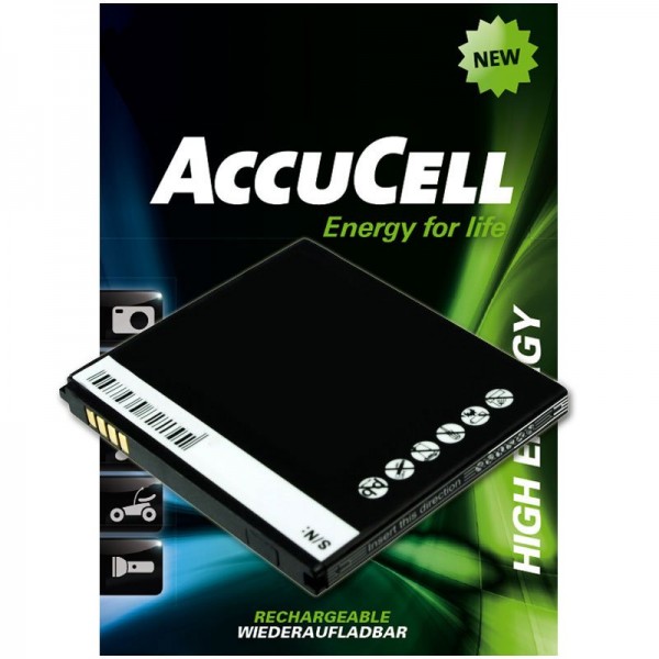 LG P990 compatibele batterij van AccuCell LGFL-53HN, SBPL0103001, SBPL0103002