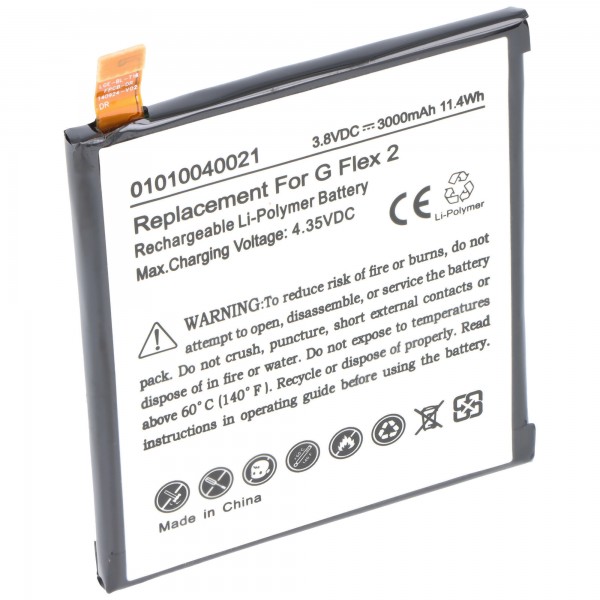 Batterij geschikt voor de LG G Flex 2 batterij BL-T16, EAC62718201
