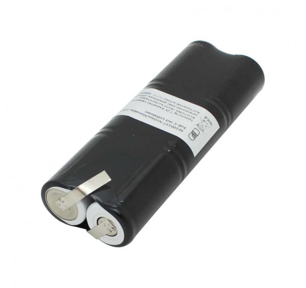 Noodverlichting batterij NiCd 7.2V 1800mAh L2x3 Sub-C met soldeerlabels