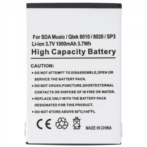 AccuCell-batterij geschikt voor Dopod 565, ST26