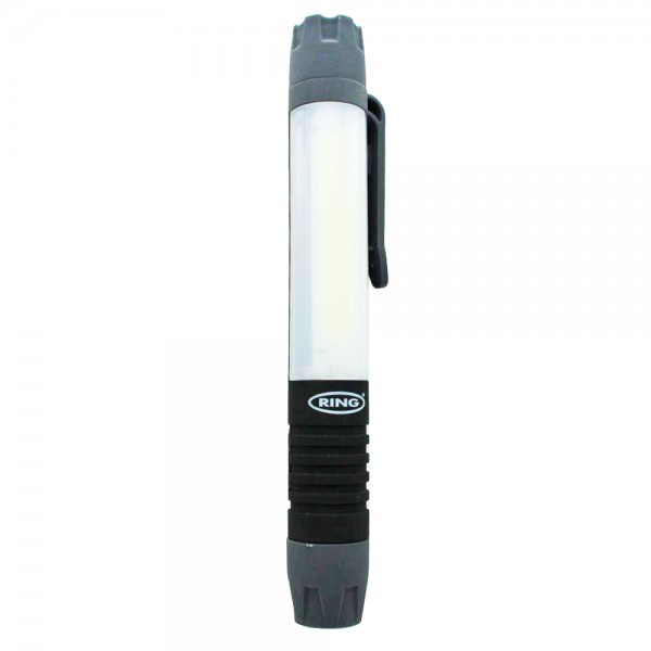 LED-lichtstick inclusief batterijen, met magnetische voet en roterende pocketclip voor handsfree werken, 1 stuk