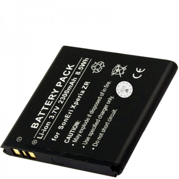 BA950 oplaadbare batterij van AccuCell geschikt voor Sony Xperia ZR LTE