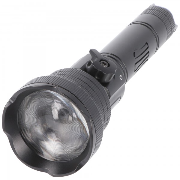 Brinyte T28 Artemis LED-zaklamp voor jagers met zoom, rood en groen licht verstelbaar, met max. 650 lumen