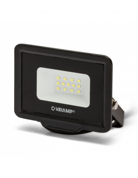 Velamp PADLIGHT5, SMD LED spot, 10W IP65, zwart 4000K