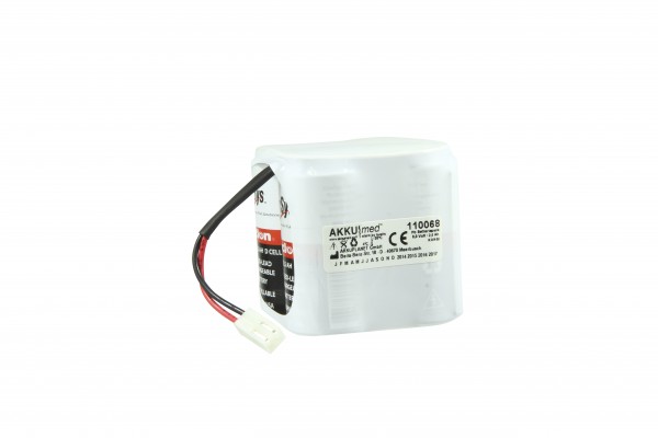 Loodgelbatterij geschikt voor Physio Control defibrillator Lifestat 200/1600 CE-conform