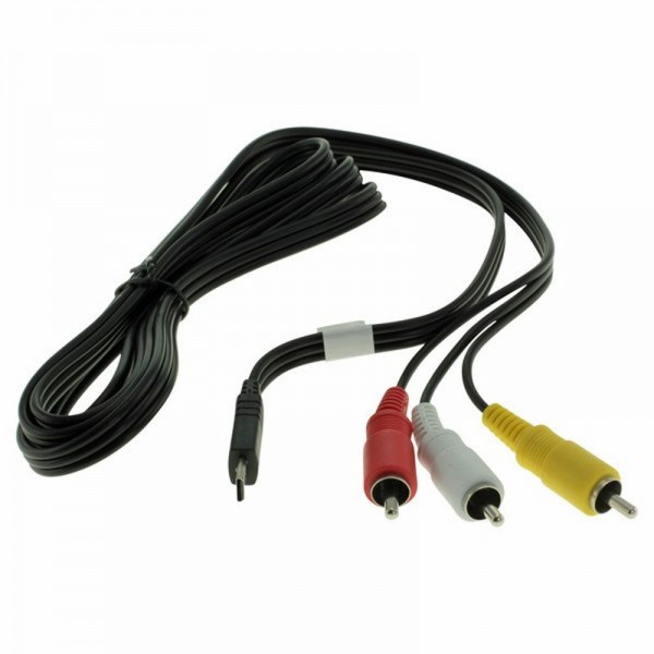 AV-kabel geschikt voor Sony VMC-15MR2, DSC-RX10, HDR-CX220