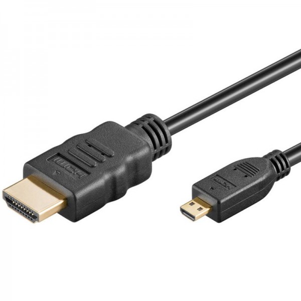 Micro-HDMI naar HDMI-adapter High Speed HDMI ™ met Ethernet 1,5 meter HDMI