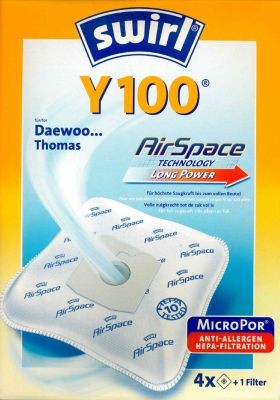 Swirl stofzuigerzak Y100 MicroPor Plus voor Daewoo stofzuigers