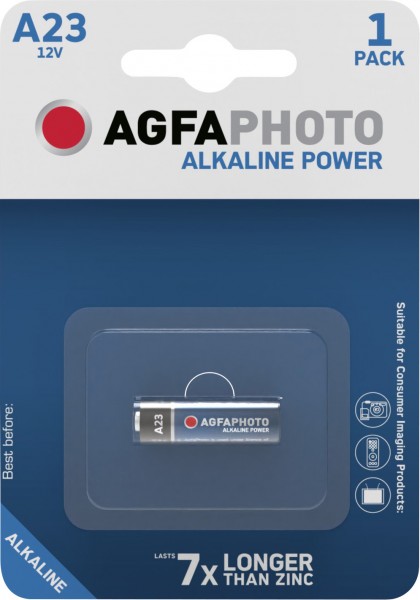 Agfaphoto Alkaline-batterij, MN21, V23GA, 12V-voeding, retailblister (1-pack)