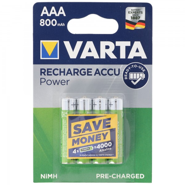 VARTA Ready2use-batterij Micro / AAA 56703 4-pack