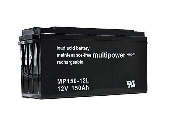 Multipower MPL150-12 12V 150Ah Long Life loodaccu AGM loodgelaccu
