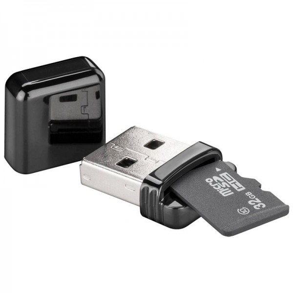 Kaartlezer USB 2.0 voor het lezen van Micro SD- en SD-geheugenkaartformaten, leest Micro SD, SDHC, SDXC en T-Flash-serie Speic