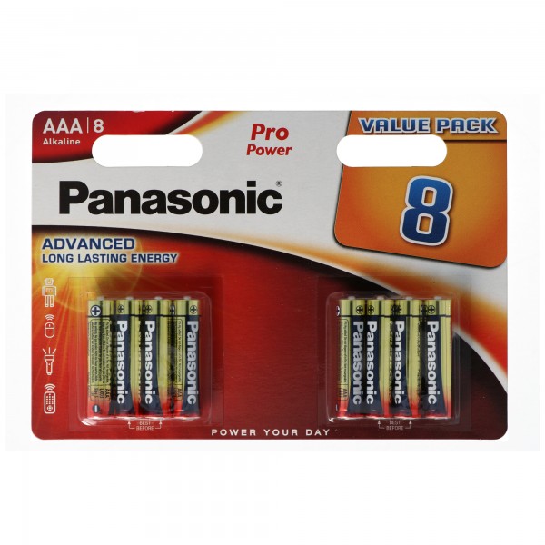 Panasonic Pro Power Micro LR03PPG 8-pack